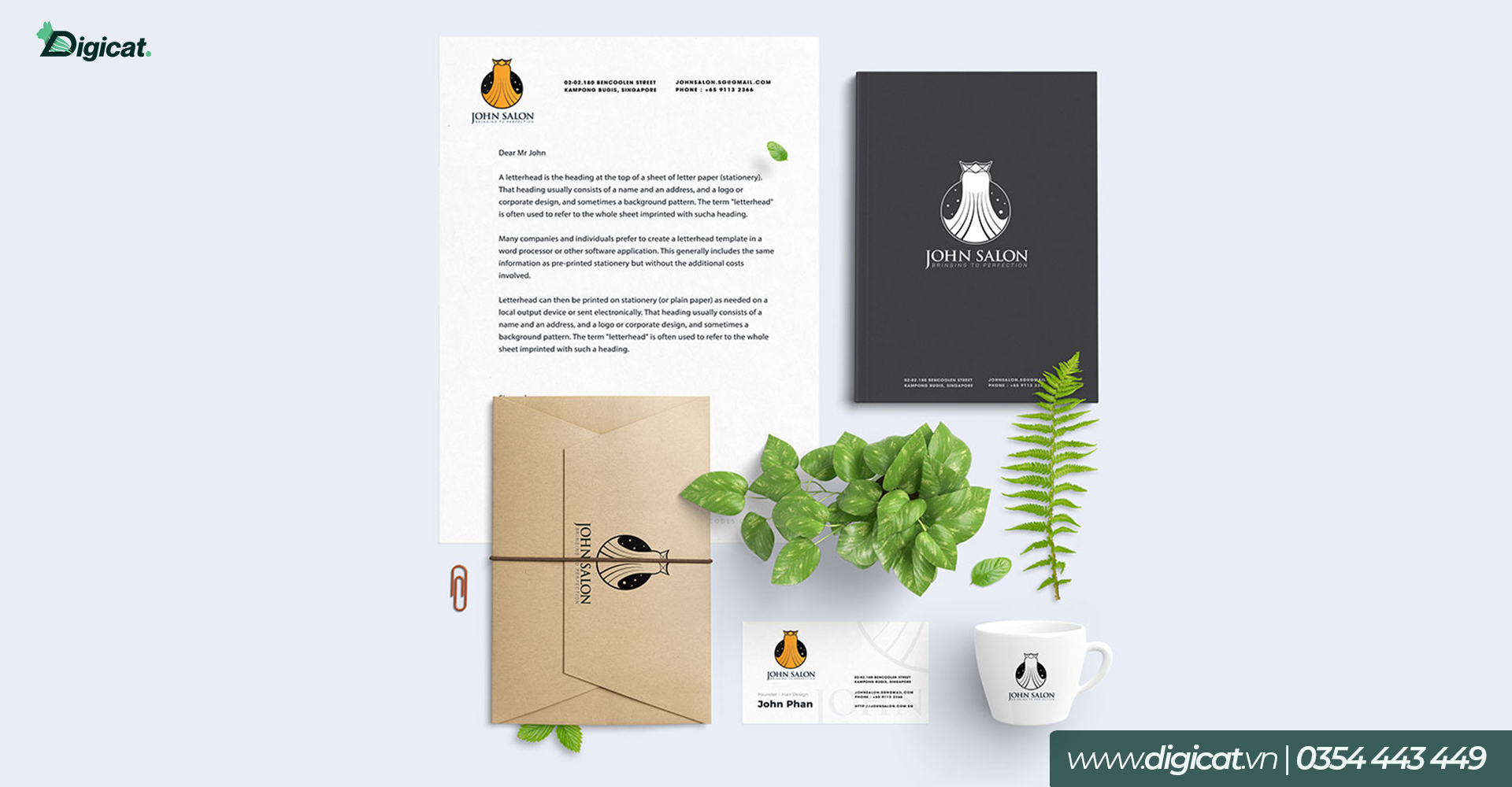 banner - Dịch vụ thiết kế bộ nhận diện thương hiệu chuyên nghiệp của Digicat