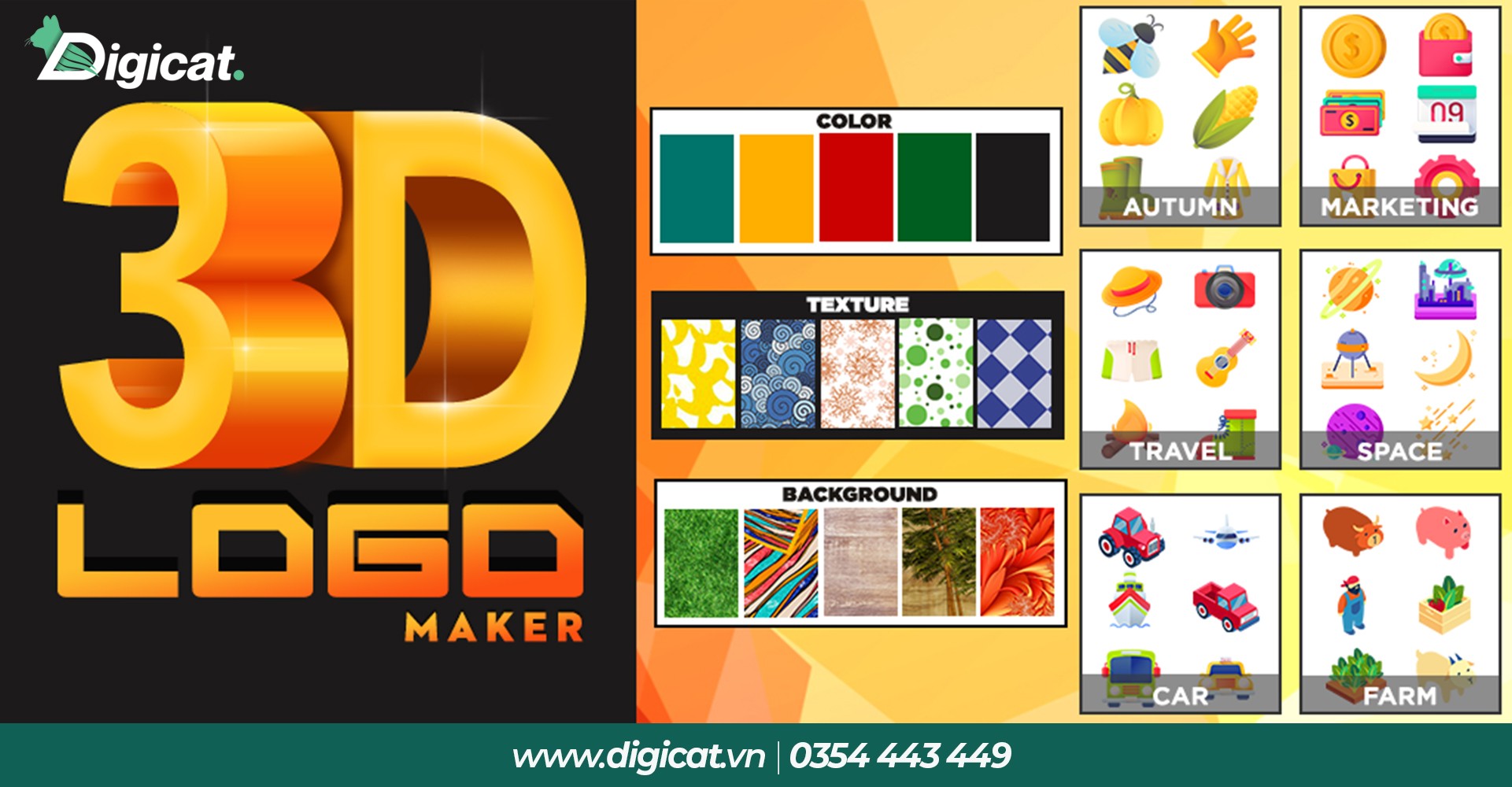 Logo Maker 3D - Cute Wallpapers Studio